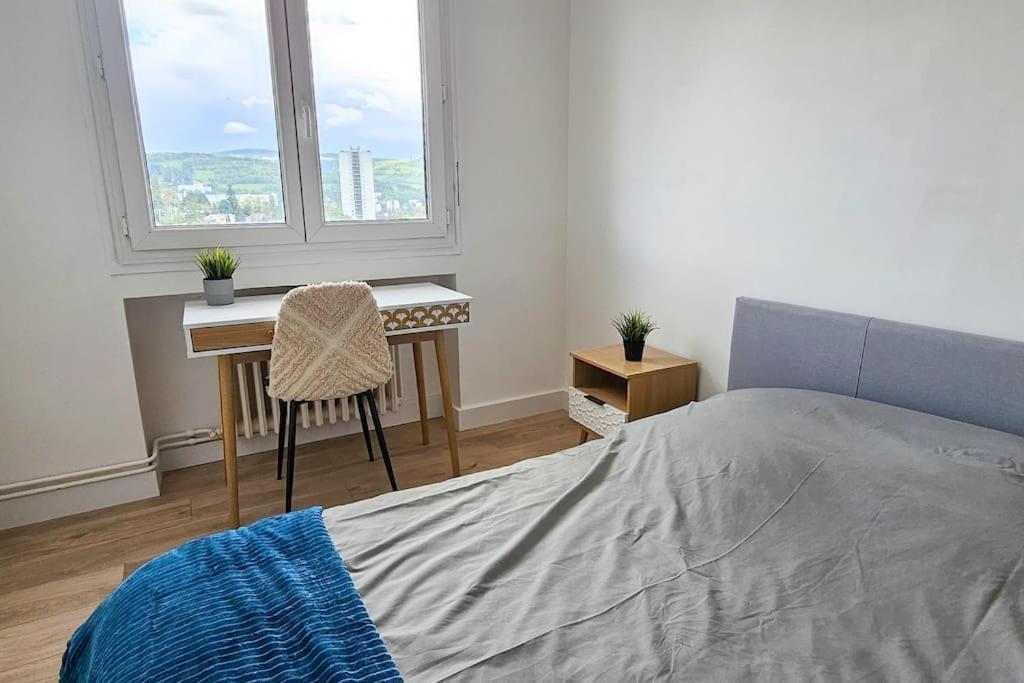 C'Est Chez Maurice! 4 Ch Wifi Balcon Parking Free Daire Saint-Etienne  Dış mekan fotoğraf